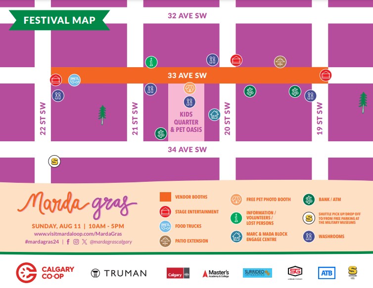 Festival Map & Schedule